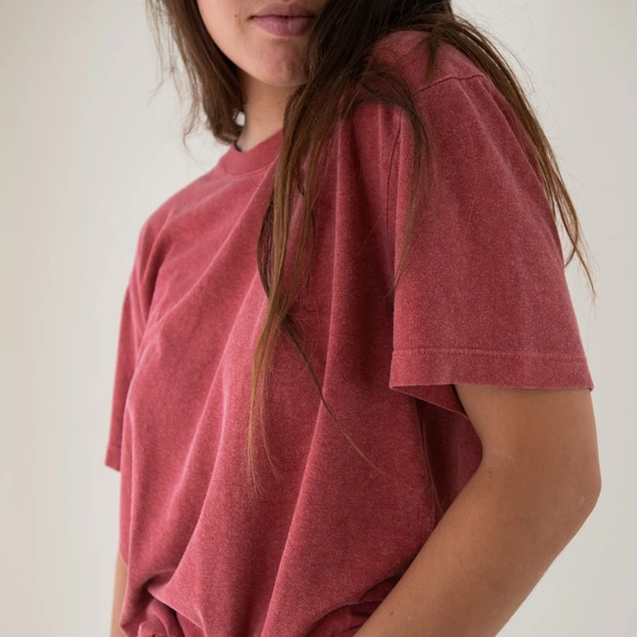 Merge Tops - Merge Tofino Dream Tee Crimson Hemp T-Shirt